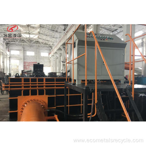 Hydraulic Automatic Side Push-out Metal Scrap Baling Machine